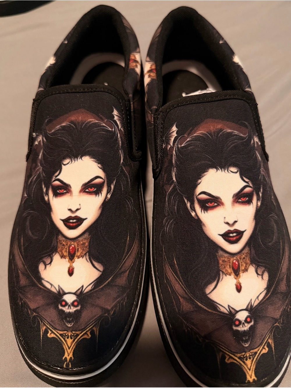 Lastlight Apparel Gothic Vampire Slip-on shoes